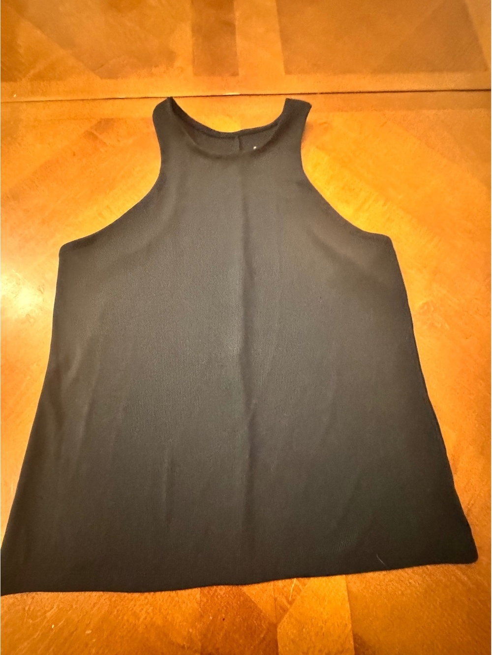 a new day Black Sleeveless Tank Top L 2923